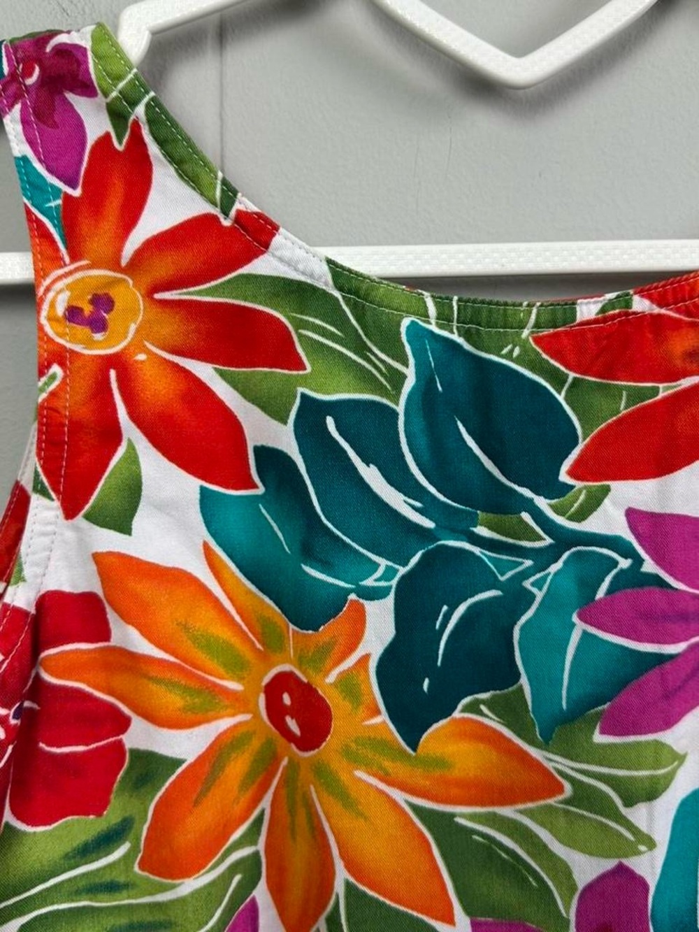 Tropical Floral Tank Top - Multicolor - Picture 6 of 8